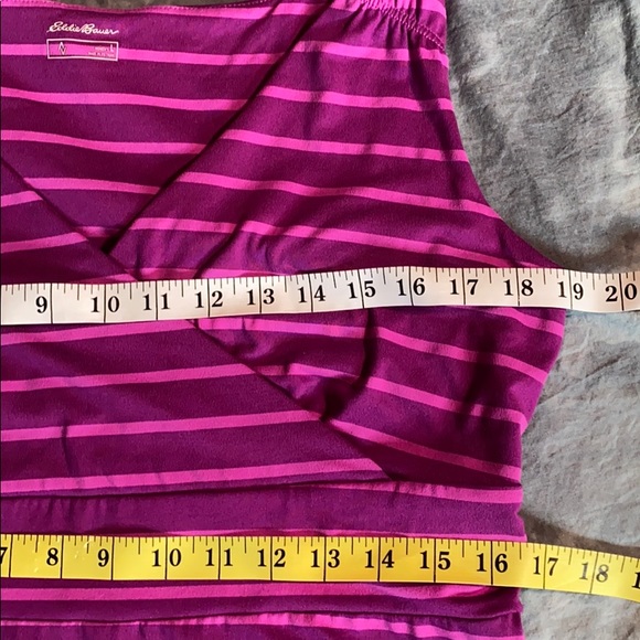 Eddie Bauer Sleeveless Striped Dress Women size Large 🥳 Host Pick 🥳 - Picture 7 of 8